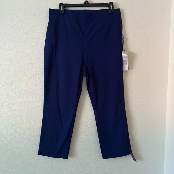 BENGALINE TROUSERS LADIES CROPPED CAPRI 3/4 LENGTH PANTS  size 16 - Picture 2 of 7